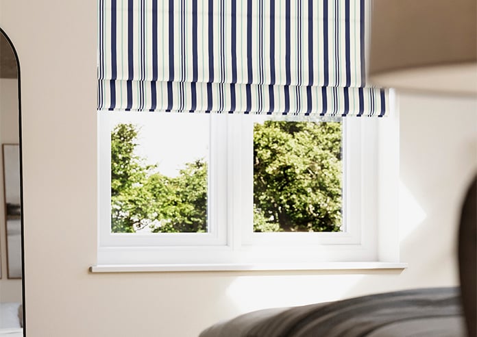 The British Stripe Co. George, London No.1 - Twist&Fit Roman Blind - Image 5
